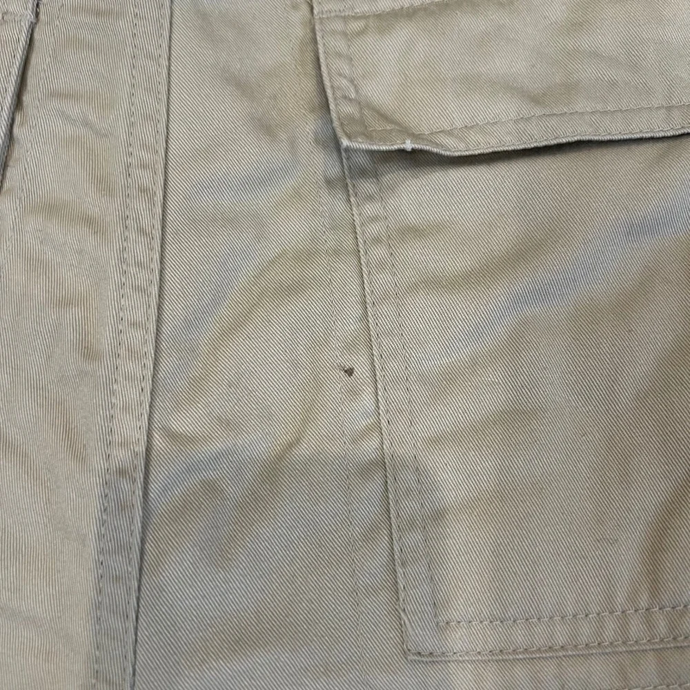 Vintage Polo Jeans Co. Beige Cargo Shorts Men's Size 16‎ Classic Utility Y2K